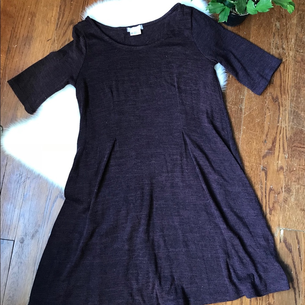 [kimchi blue] XS Knit Plum Swing Dress
